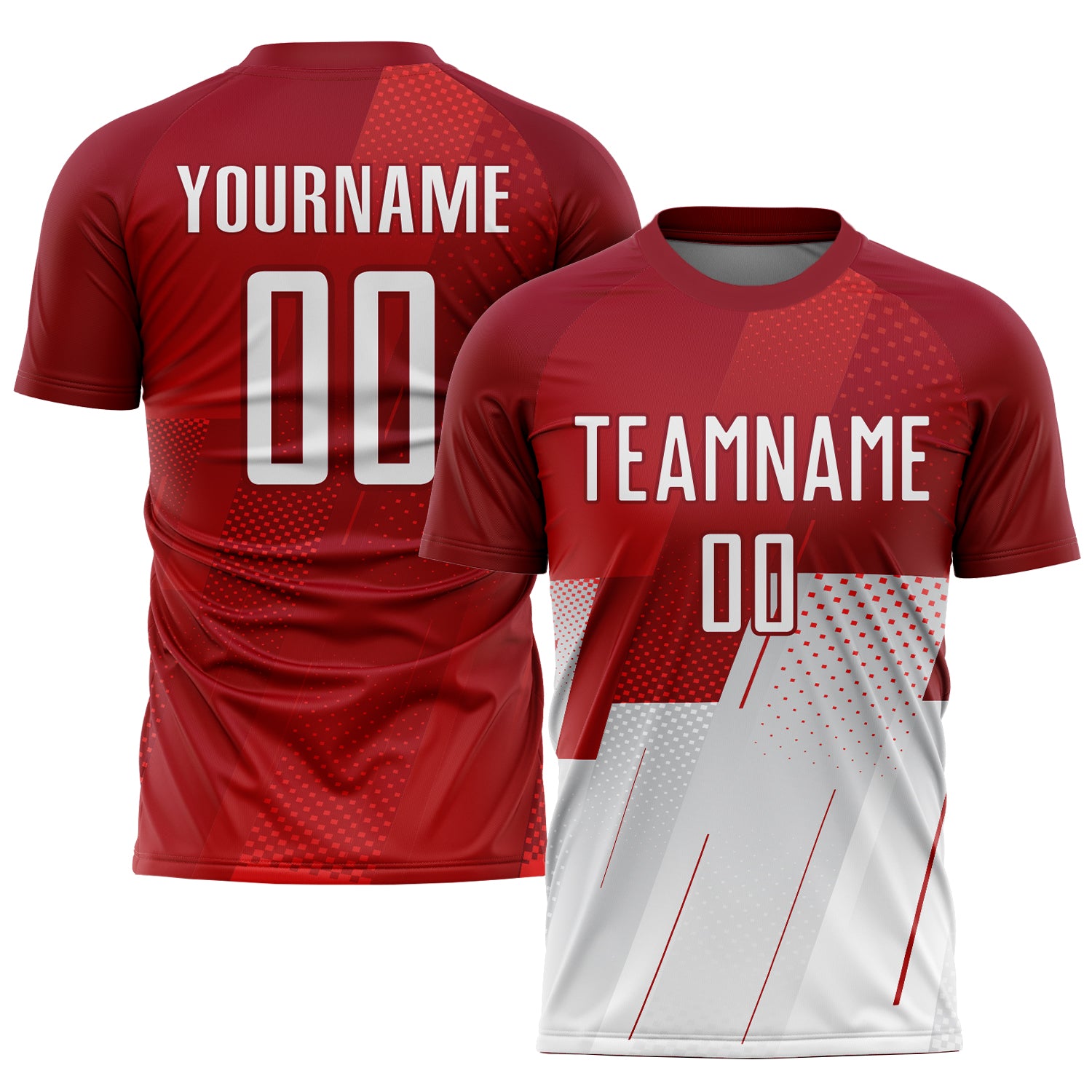 Soccer0882_1500x.jpg Red White Sublimation Soccer Uniform Jersey - Image 1